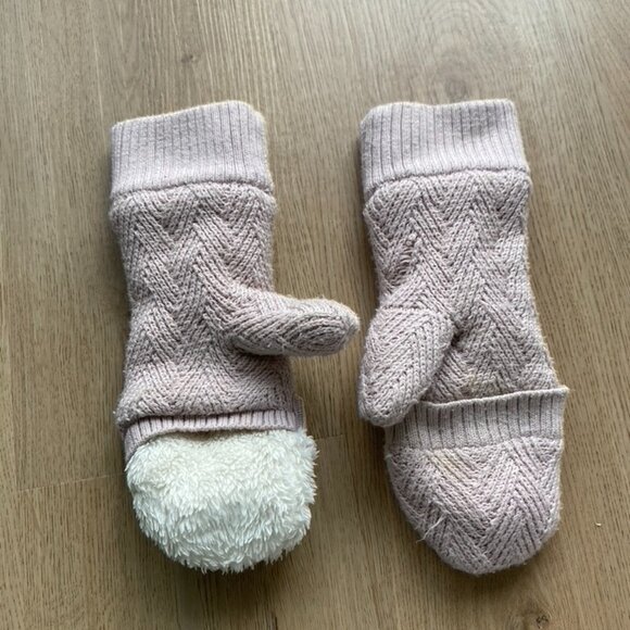 Pink Lululemon Sherpa Weave Mittens - Picture 8 of 9